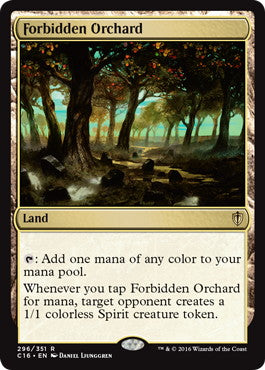 [296]【EN】禁忌の果樹園/Forbidden Orchard【C16】[R][土地]