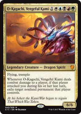 [045]【JP】【FOIL】【Foil】復讐の神、大口縄/O-Kagachi, Vengeful Kami【C17】[M][多色]