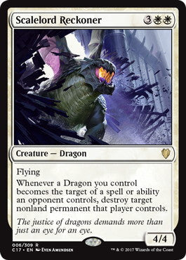 [006]【EN】反攻する鱗王/Scalelord Reckoner【C17】[R][白]