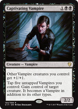 [104]【EN】蠱惑的な吸血鬼/Captivating Vampire【C17】[R][黒]