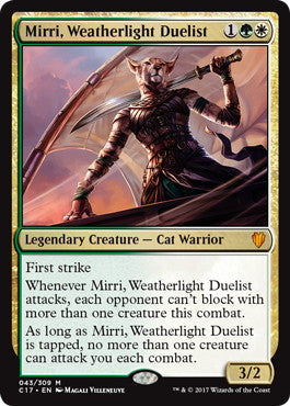 [043]【EN】【FOIL】【Foil】ウェザーライトの決闘者、ミリー/Mirri, Weatherlight Duelist【C17】[M][多色]