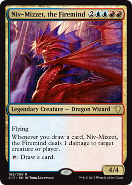 [185]【EN】火想者ニヴ＝ミゼット/Niv-Mizzet, the Firemind【C17】[R][多色]