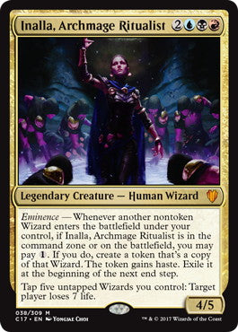[038]【EN】【FOIL】【Foil】儀式の大魔導師、イナーラ/Inalla, Archmage Ritualist【C17】[M][多色]