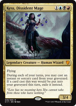[039]【EN】【FOIL】【Foil】反体制魔道士、ケス/Kess, Dissident Mage【C17】[M][多色]