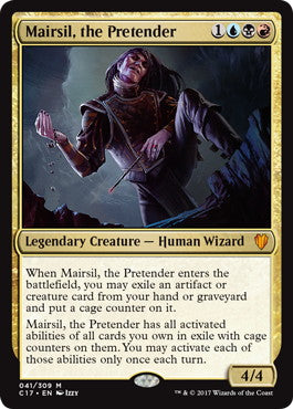 [041]【EN】【FOIL】【Foil】偽善者、メアシル/Mairsil, the Pretender【C17】[M][多色]