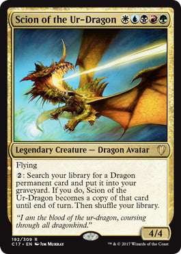 [192]【EN】始祖ドラゴンの末裔/Scion of the Ur-Dragon【C17】[R][多色]