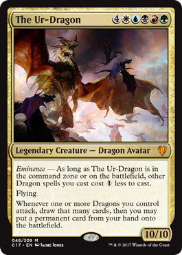[048]【EN】【FOIL】【Foil】始祖ドラゴン/The Ur-Dragon【C17】[M][多色]