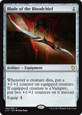 [204]【EN】血の長の刃/Blade of the Bloodchief【C17】[R][茶]
