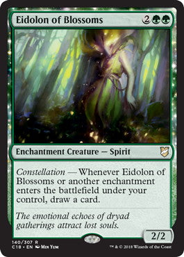 [140]【EN】開花の幻霊/Eidolon of Blossoms【C18】[R][緑]