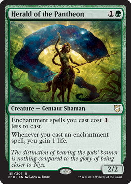 [151]【EN】万神殿の伝令/Herald of the Pantheon【C18】[R][緑]