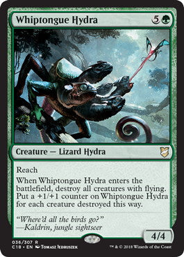 [036]【EN】舌長ハイドラ/Whiptongue Hydra【C18】[R][緑]