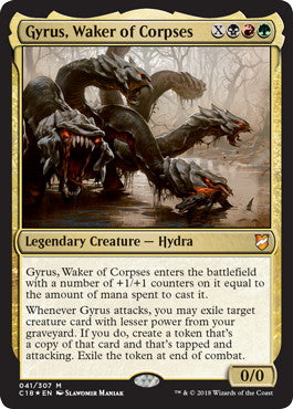 [041]【EN】【FOIL】死体起こし、ジャイラス/Gyrus, Waker of Corpses【C18】[M][多色]