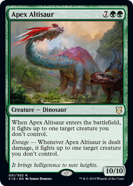 [031]【EN】頂点のアルティサウルス/Apex Altisaur【C19】[R][緑]