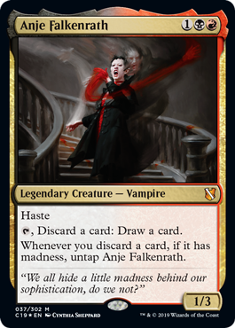 [037]【EN】【FOIL】エインジー・ファルケンラス/Anje Falkenrath【C19】[M][多色]