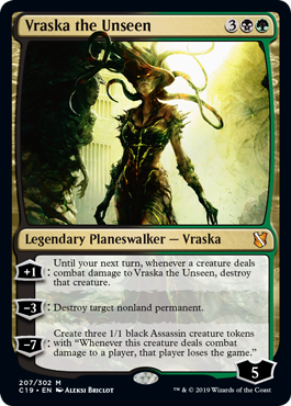 [207]【EN】見えざる者、ヴラスカ/Vraska the Unseen【C19】[M][多色]