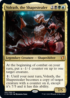 [051]【EN】【FOIL】姿奪い、ヴォルラス/Volrath, the Shapestealer【C19】[M][多色]