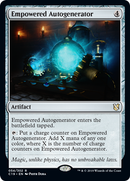 [054]【EN】大出力自動生成器/Empowered Autogenerator【C19】[R][茶]
