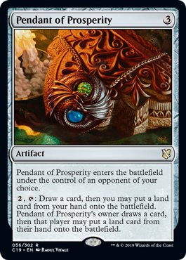 [056]【EN】繁栄のペンダント/Pendant of Prosperity【C19】[R][茶]