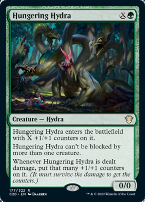 [177]【EN】飢餓ハイドラ/Hungering Hydra【C20】[R][緑]