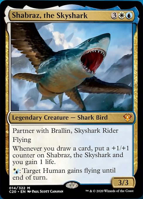 [014]【EN】空鮫、シャーブラズ/Shabraz, the Skyshark【C20】[M][多色]