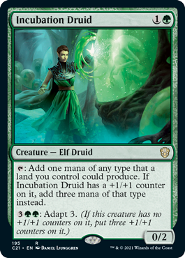 [195]【EN】培養ドルイド/Incubation Druid【C21】[R][緑]