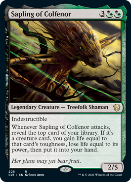[228]【EN】コルフェノールの若木/Sapling of Colfenor【C21】[R][多色]