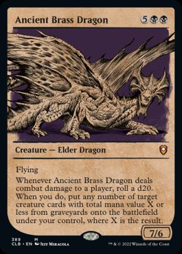 [389]【EN】■ショーケース■エインシャント・ブラス・ドラゴン/Ancient Brass Dragon【CLB】[M][黒]