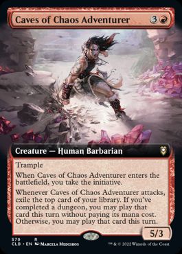 [579]【EN】■拡張アート■混沌の洞窟の冒険者/Caves of Chaos Adventurer【CLB】[R][赤]
