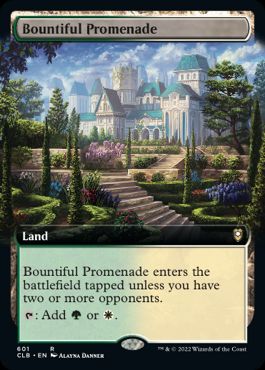 [601]【EN】■拡張アート■豪勢な大通り/Bountiful Promenade【CLB】[R][土地]