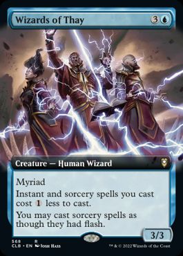 [568]【EN】【FOIL】■拡張アート■サーイのウィザード/Wizards of Thay【CLB】[R][青]