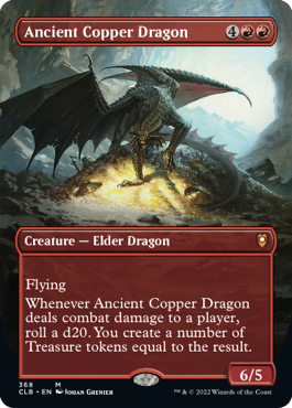 [368]【EN】【FOIL】■ボーダーレス■エインシャント・カッパー・ドラゴン/Ancient Copper Dragon【CLB】[M][赤]
