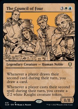 [419]【EN】【FOIL】■ショーケース■四公会議/The Council of Four【CLB】[R][多色]