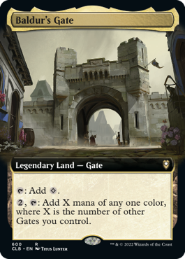 [600]【EN】【FOIL】■拡張アート■バルダーズ・ゲート/Baldur's Gate【CLB】[R][土地]
