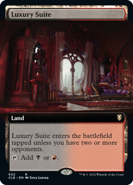 [602]【EN】【FOIL】■拡張アート■特別観覧室/Luxury Suite【CLB】[R][土地]