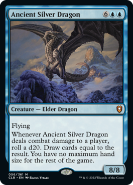 [056]【EN】エインシャント・シルヴァー・ドラゴン/Ancient Silver Dragon【CLB】[M][青]