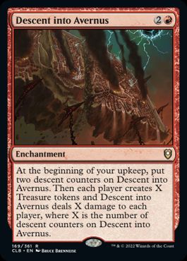 [169]【EN】【FOIL】アヴェルヌスへの下降/Descent into Avernus【CLB】[R][赤]