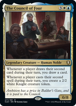 [271]【EN】【FOIL】四公会議/The Council of Four【CLB】[R][多色]