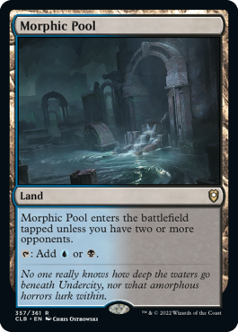 [357]【EN】【FOIL】変遷の泉/Morphic Pool【CLB】[R][土地]