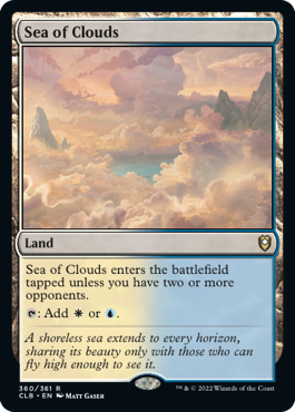 [360]【EN】【FOIL】雲海/Sea of Clouds【CLB】[R][土地]