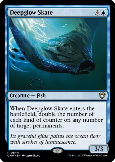 [844]【EN】深輝エイ/Deepglow Skate【CMM】[R][青]