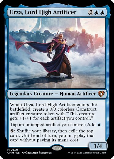 [130]【EN】最高工匠卿、ウルザ/Urza, Lord High Artificer【CMM】[M][青]