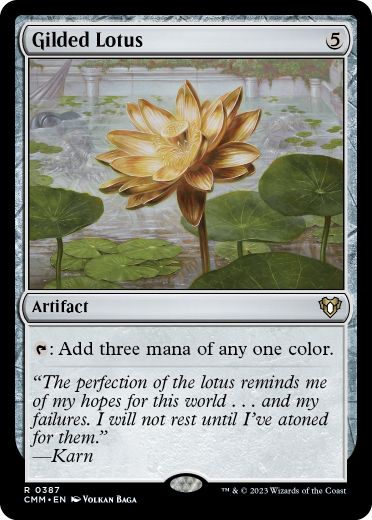 [387]【EN】金粉の水蓮/Gilded Lotus【CMM】[R][茶]