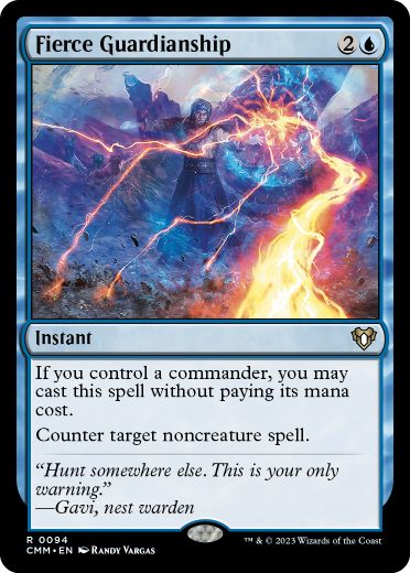 [094]【EN】【FOIL】激情の後見/Fierce Guardianship【CMM】[R][青]