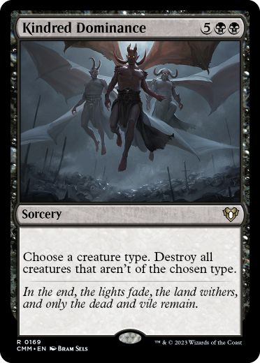 [169]【EN】【FOIL】同族の支配/Kindred Dominance【CMM】[R][黒]