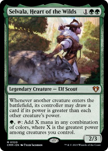 [320]【EN】【FOIL】野生の心、セルヴァラ/Selvala, Heart of the Wilds【CMM】[M][緑]