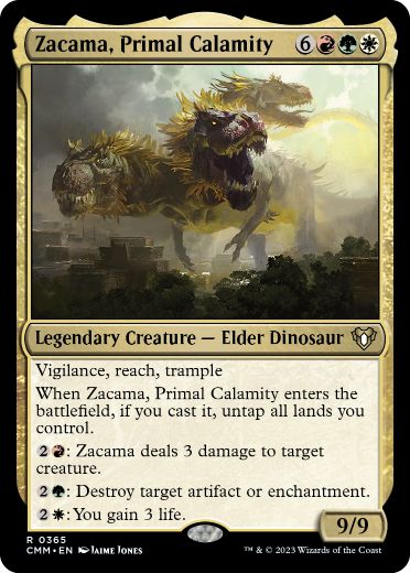 [365]【EN】【FOIL】原初の災厄、ザカマ/Zacama, Primal Calamity【CMM】[R][多色]