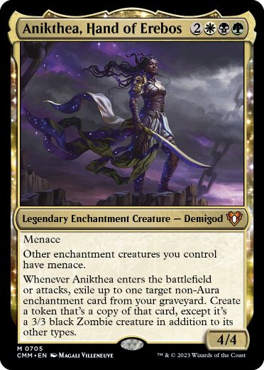[705]【EN】【FOIL】エレボスの手、アニクテア/Anikthea, Hand of Erebos【CMM】[M][多色]