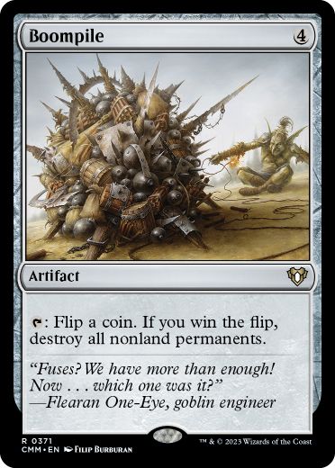 [371]【EN】【FOIL】爆積み/Boompile【CMM】[R][茶]