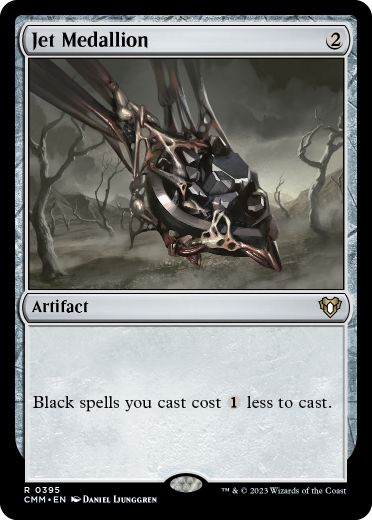 [395]【EN】【FOIL】黒玉の大メダル/Jet Medallion【CMM】[R][茶]