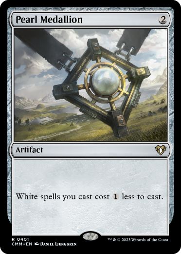 [401]【EN】【FOIL】真珠の大メダル/Pearl Medallion【CMM】[R][茶]